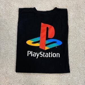 Sony Playstation Multicolor Logo Long Sleeve Shirt Size L